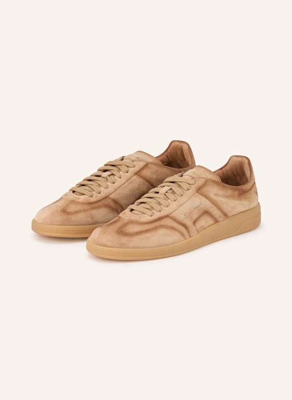 Santoni Sneaker OLY LIGHT BROWN