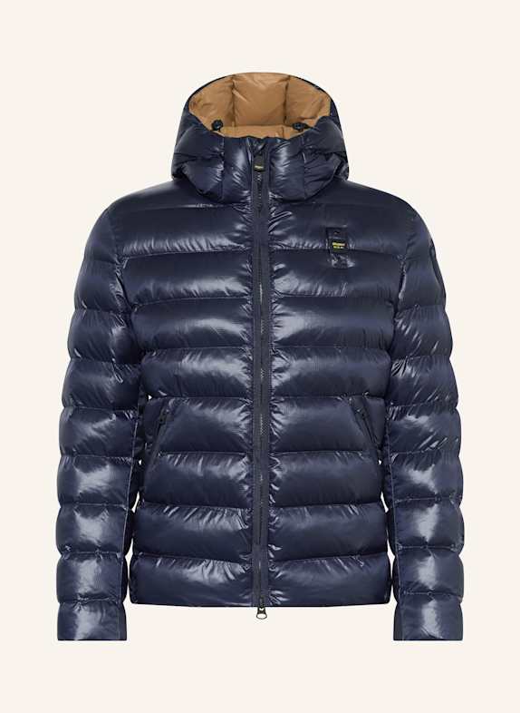 Blauer Steppjacke ADAMS mit DUPONT™ SORONA®-Isolierung DUNKELBLAU