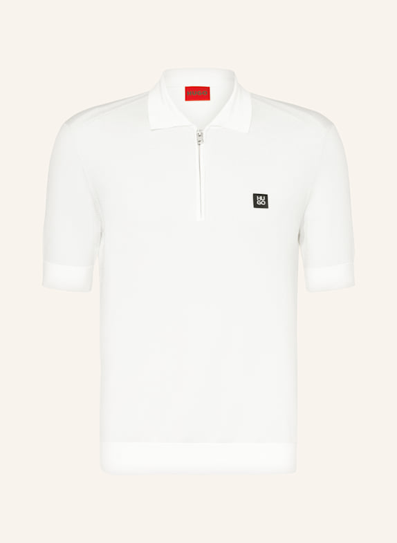 HUGO Strick-Poloshirt SAYFONG WEISS