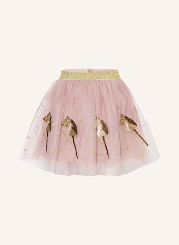 HUST and CLAIRE Spódnica tiulowa HCNINNA BLADORÓŻOWY/ ZŁOTY/ BRĄZOWY