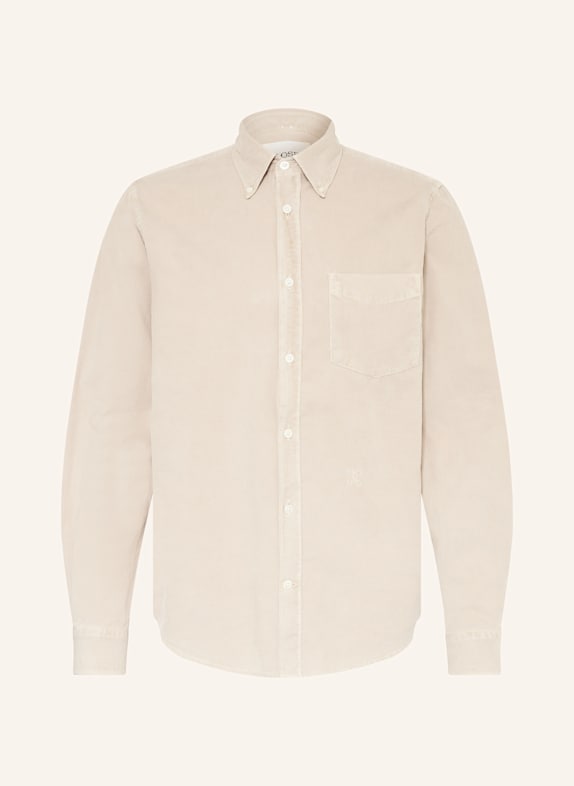 CLOSED Cordhemd Comfort Fit HELLBRAUN