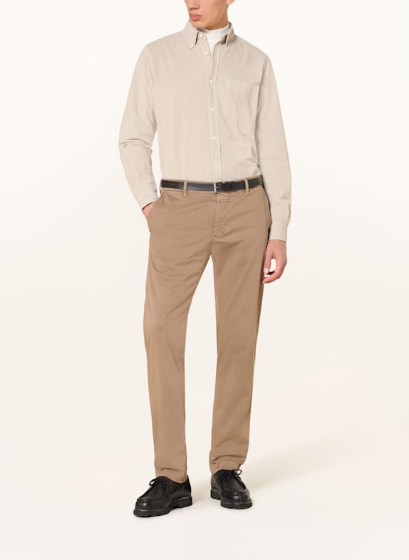 CLOSED Cordhemd Comfort Fit LICHTBRUIN
