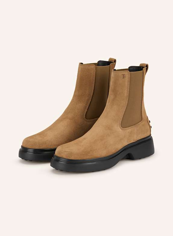 TOD'S Chelsea boots BROWN