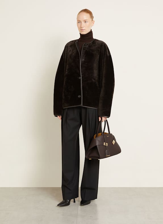 FERRAGAMO Handväska HUG MÖRKBRUN