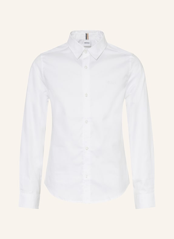 BOSS Oxfordhemd WEISS
