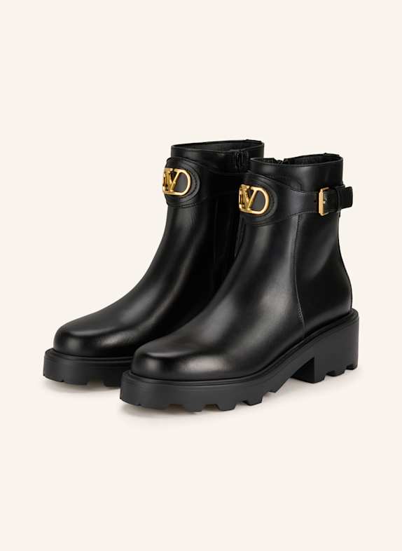 VALENTINO GARAVANI Boots VLOGO SIGNATURE SCHWARZ