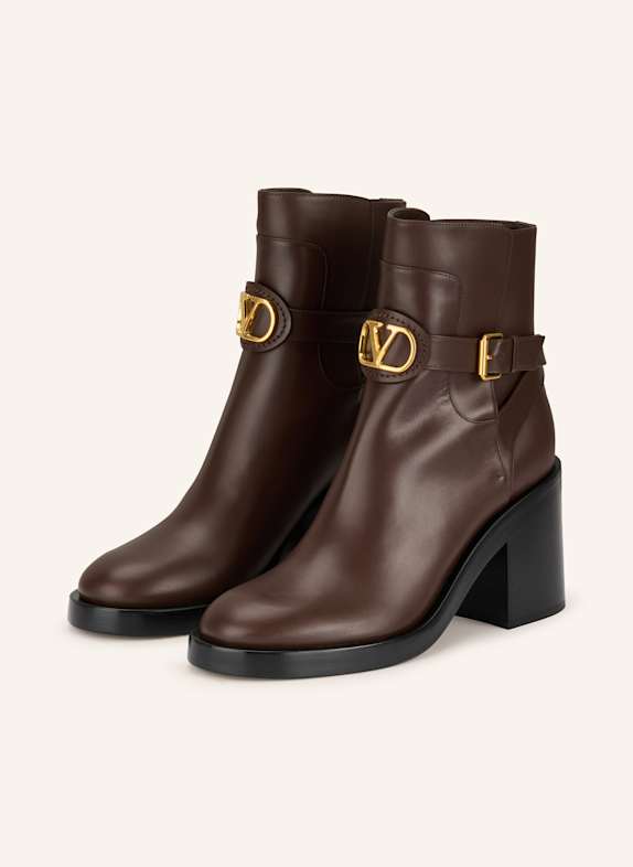 VALENTINO GARAVANI Stiefeletten VLOGO SIGNATURE BRAUN