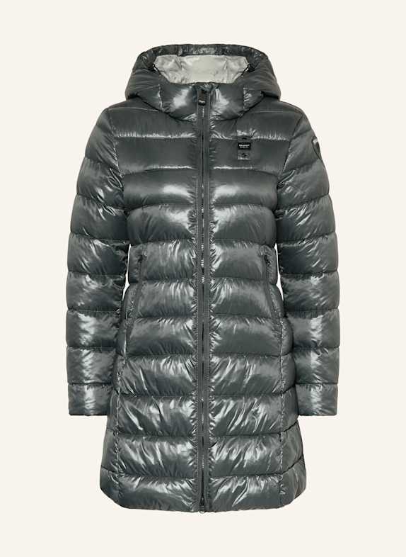 Blauer Steppmantel ADELAIDE PETROL