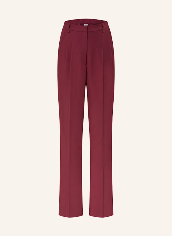 MRS & HUGS broek DONKERROOD