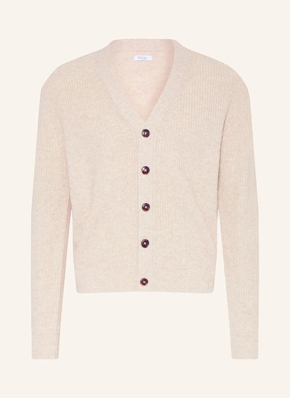 PAUL Strickjacke HELLBRAUN