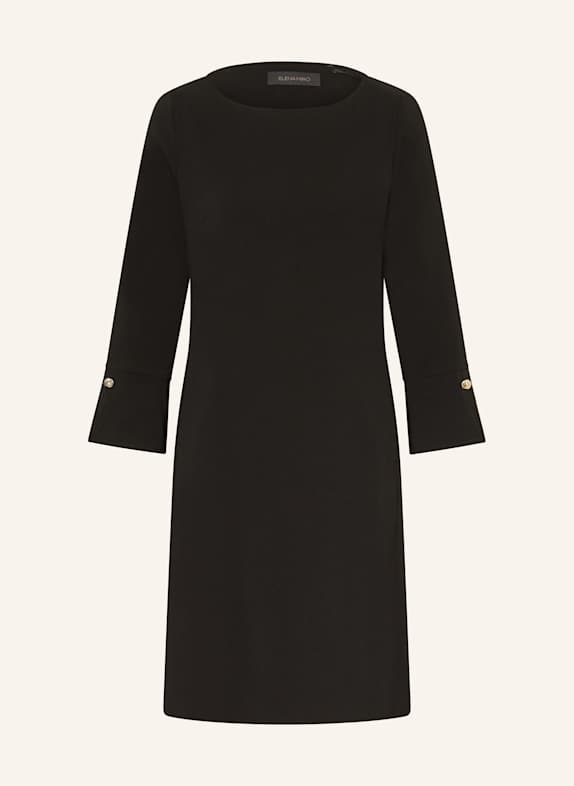 ELENA MIRO Kleid mit 3/4-Arm SCHWARZ