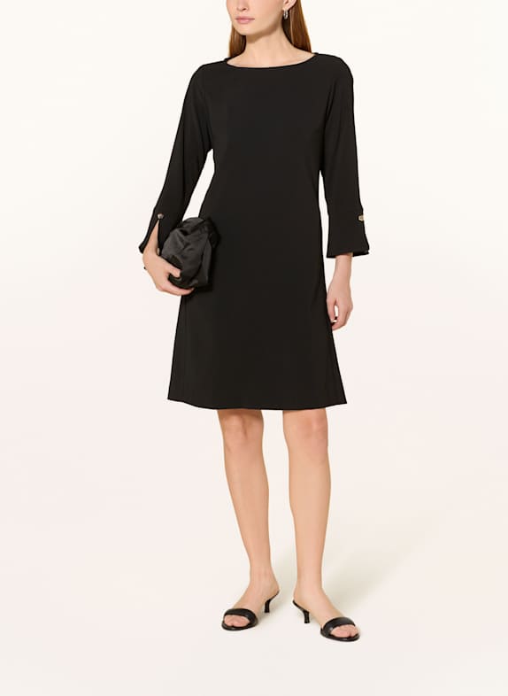 ELENA MIRO Kleid mit 3/4-Arm SCHWARZ
