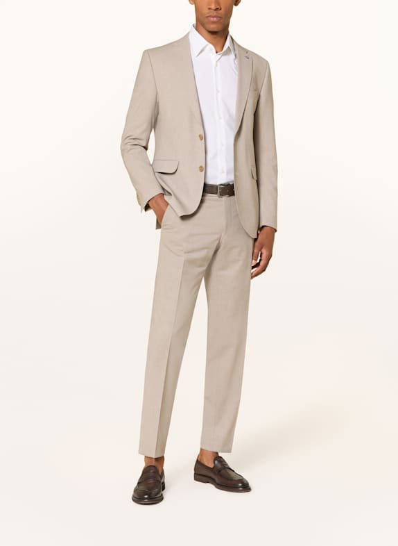 CG - CLUB of GENTS Pantalon CG COLE Slim Fit 23 dunkelbeige