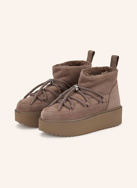 INUIKII Plateau-Boots TAUPE