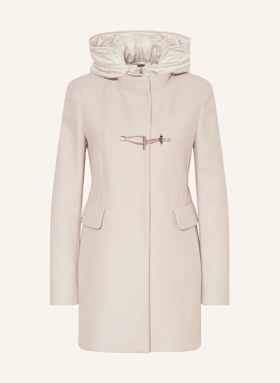 Fay Płaszcz wełniany KREMOWY