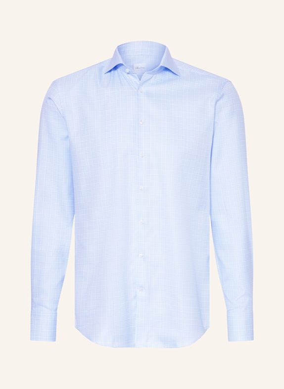 Stenströms Hemd Regular Fit HELLBLAU/ WEISS