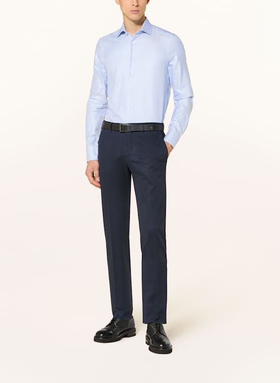 Stenströms Overhemd Slim Fit LICHTBLAUW / WIT