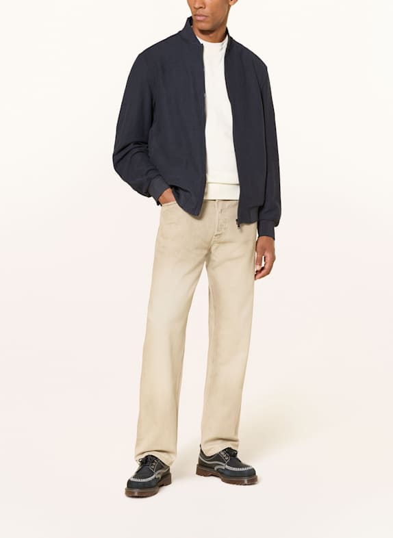 BOSS Blouson LISIMBA ALBASTRU ÎNCHIS