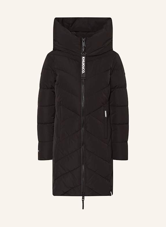 khujo Steppmantel DARKA2 SCHWARZ