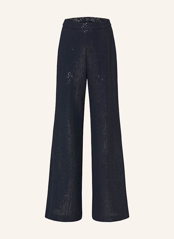 windsor. Marlenehose mit Pailletten DUNKELBLAU