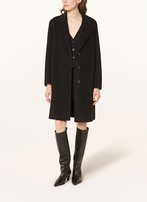 MARELLA Wollmantel SCHWARZ