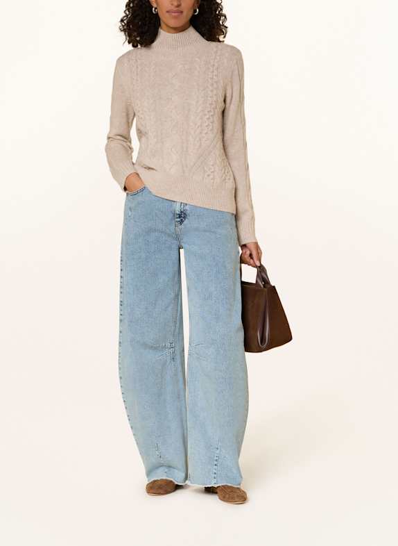 darling harbour Pullover mit Cashmere CREME