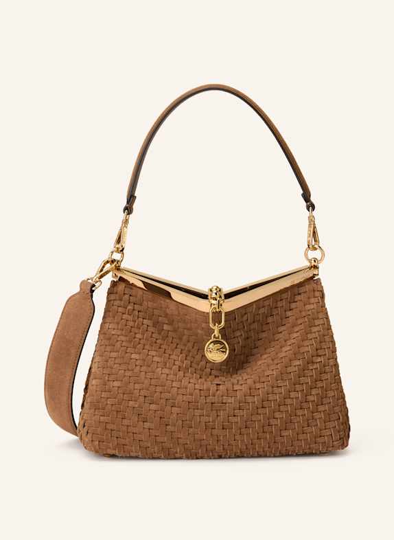 ETRO Schultertasche MEDIUM HELLBRAUN