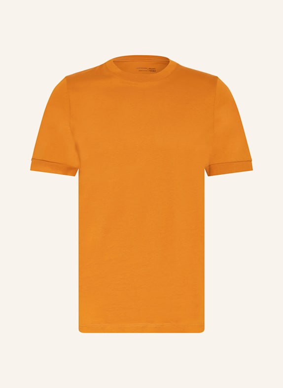 SCHIESSER Pajama shirt MIX+RELAX DARK ORANGE