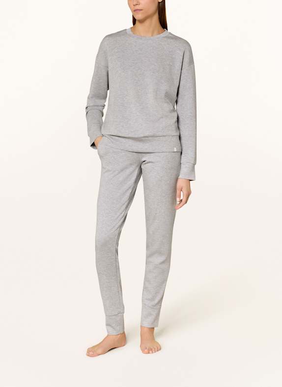 SCHIESSER Loungesweatshirt MIX+RELAX GRIJS