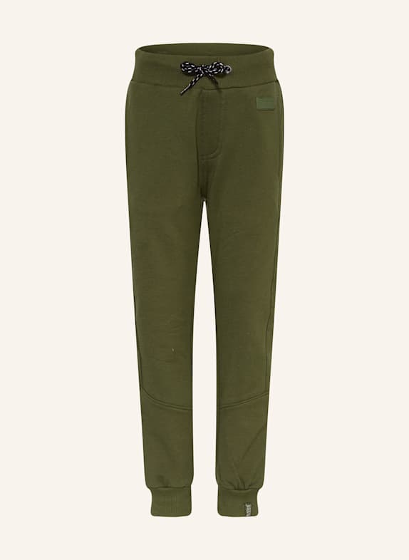 Koko Noko Spodnie dresowe OLIWKOWY