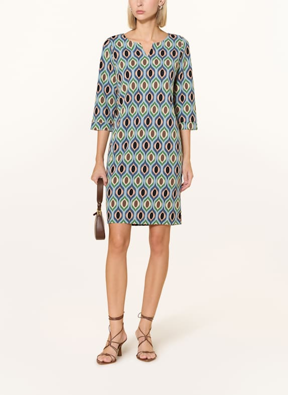 CARTOON Jerseykleid GRÜN/ BRAUN/ BLAU