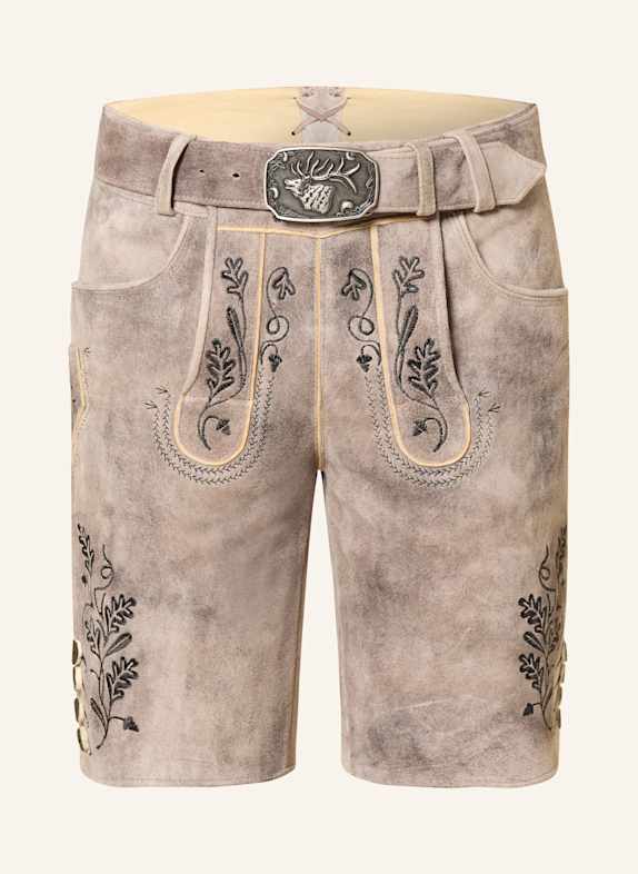 Spieth & Wensky Trachten-Lederhose FEISTRITZ HELLBRAUN / SCHWARZ