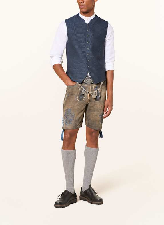Spieth & Wensky Trachten lederhosen FENDO GRAY / DARK GRAY