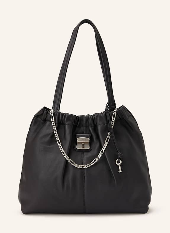 MARC JACOBS Torba na ramię THE CRISTINA TOTE HOBO CHA CZARNY