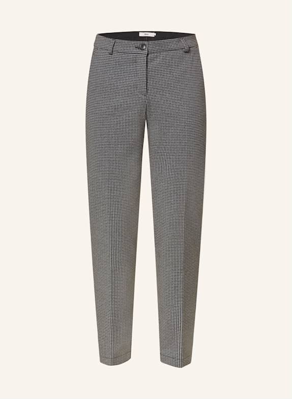 BRAX Spodnie z dżerseju MARON S BIAŁY/ CZARNY/ JASNOCZARY