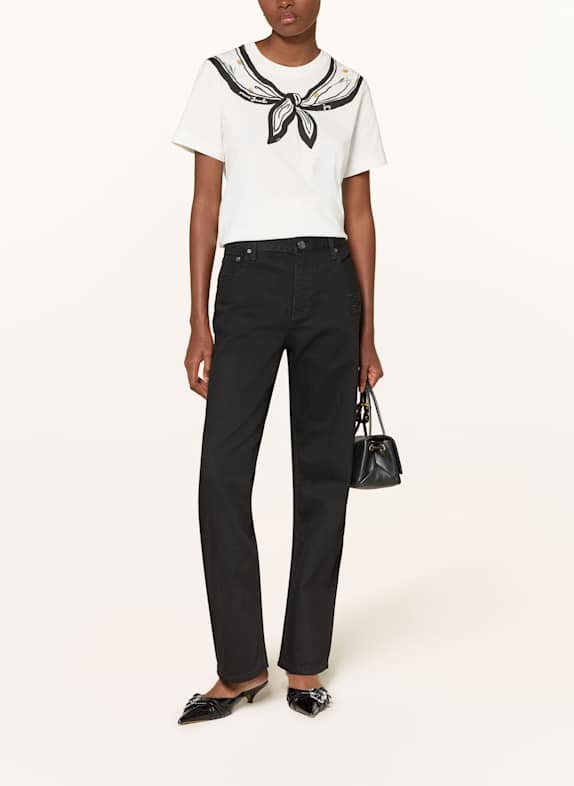 MARC JACOBS T-shirt WIT / ZWART / GEEL