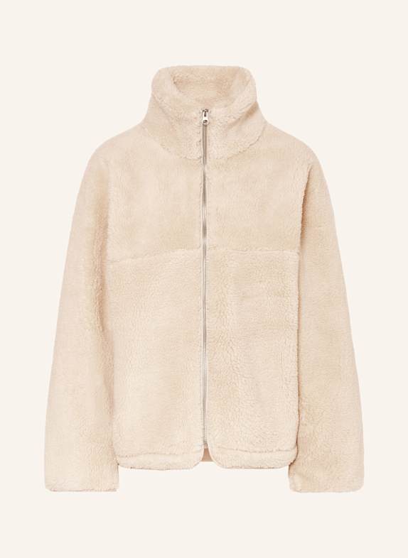 WITHBLACK Teddyfell-Jacke PERNILLE CREME