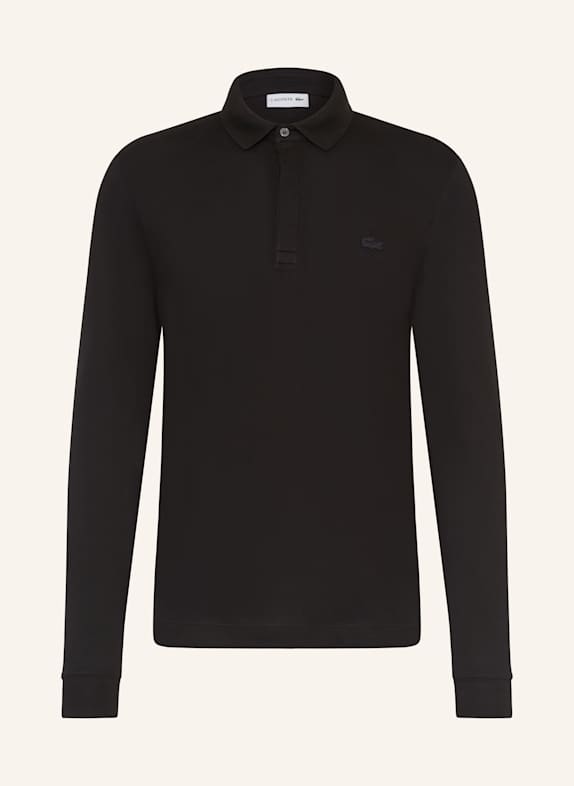 LACOSTE Piqué-Poloshirt Regular Fit SCHWARZ