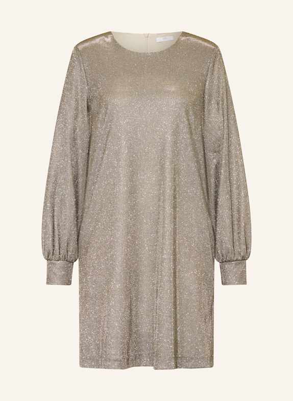 RIANI Kleid mit Glitzergarn BRAUN