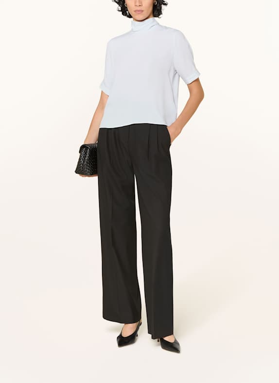 RIANI Overhemdblouse met zijde LICHTBLAUW