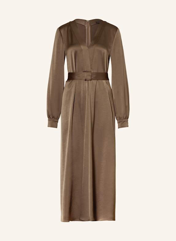 RIANI Satinkleid KHAKI