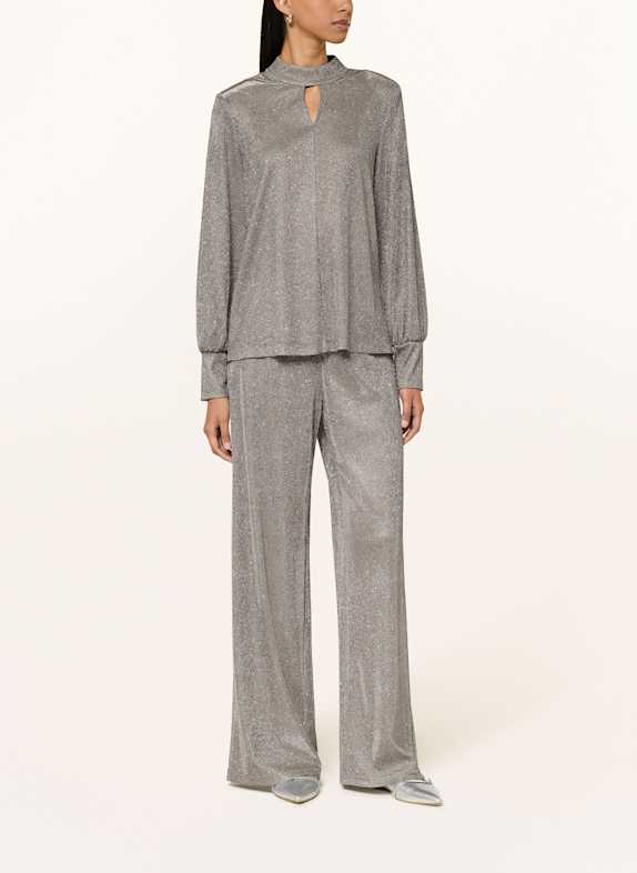 RIANI Marlene broek met glittergaren ZILVER / GOUD
