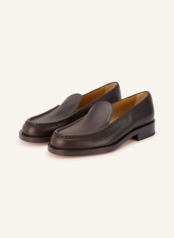 JACQUEMUS Slip-ons LES MOCASSINS DARK BROWN