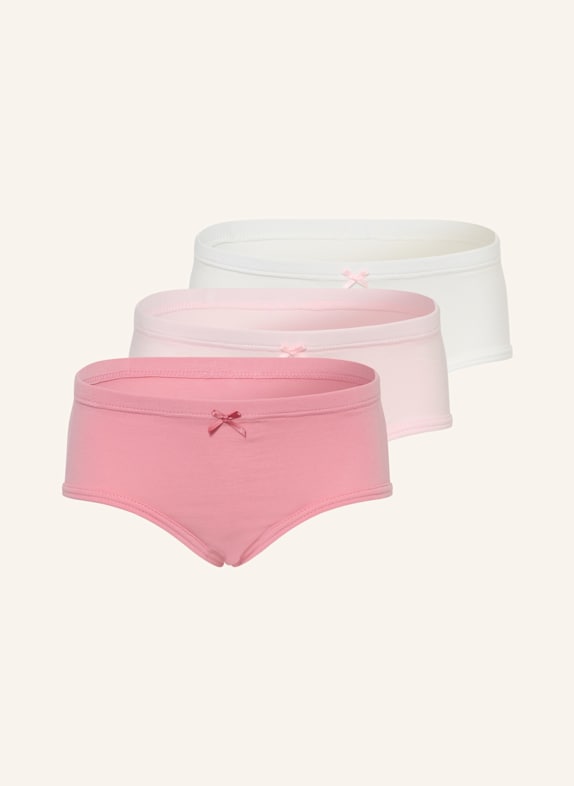 Sanetta 3er-Pack Panties WEISS/ HELLROSA/ ROSA