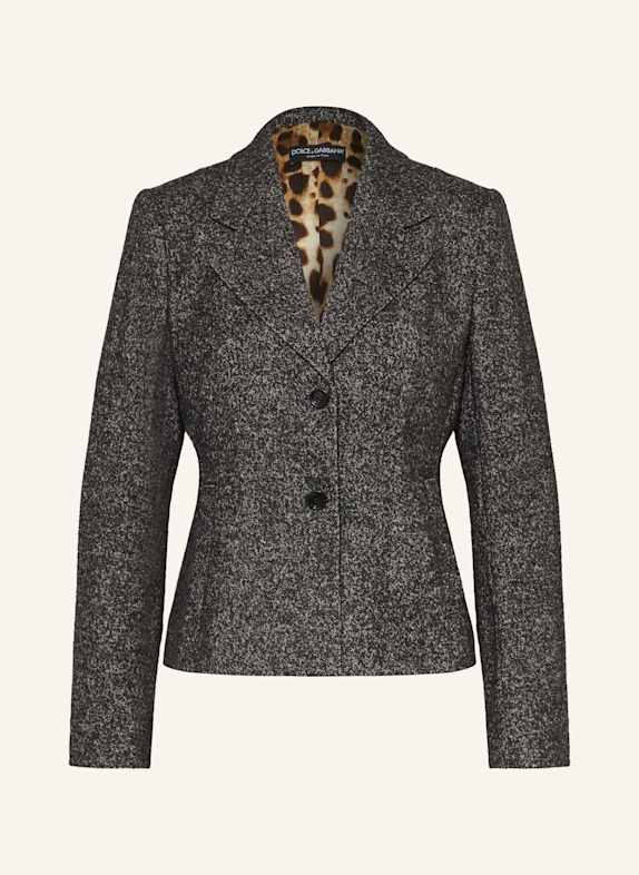 DOLCE & GABBANA Blazer SCHWARZ / ECRU