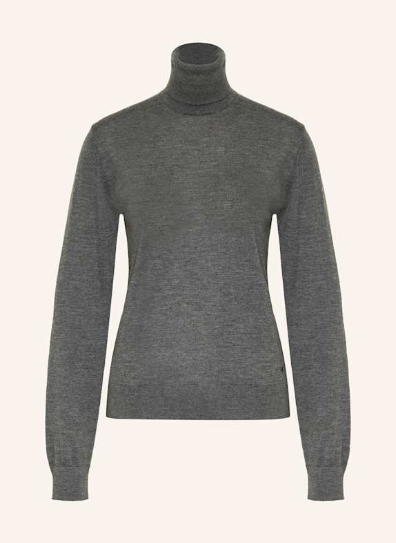 DOLCE & GABBANA Rollkragenpullover aus Cashmere DUNKELGRAU