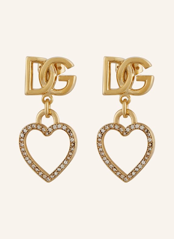 DOLCE & GABBANA Visací náušnice ZLATÁ