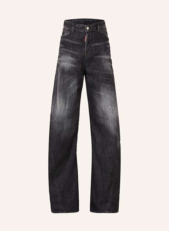 DSQUARED2 Boyfriend Jeans D2 TWISTED 900 BLACK