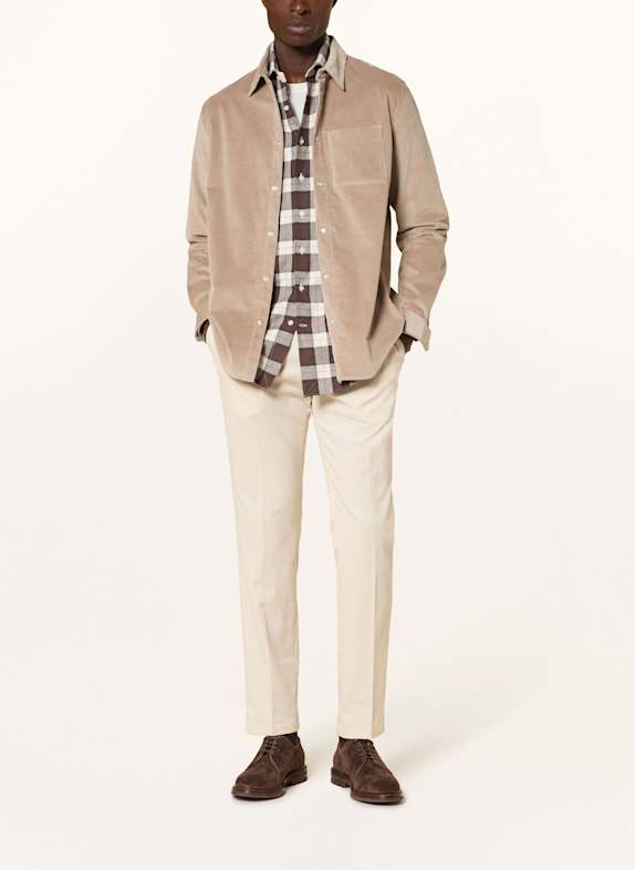 ARTIGIANO Cordskjorte Classic Fit BEIGE