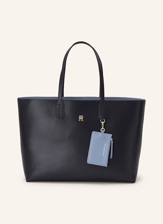 TOMMY HILFIGER Torba shopper ICON GRANATOWY
